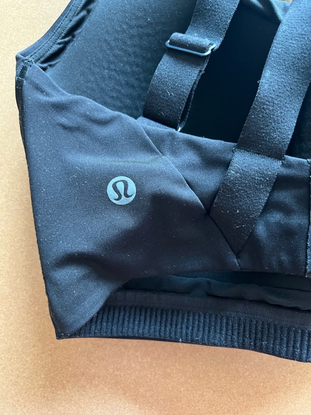 Lululemon Energy High Support Bra Black 32DDD. EUC. Great Condition See Pics - Picture 4 of 6
